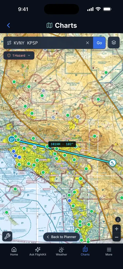 FlightKit Charts — Sectional & IFR charts, FAA conventions untouched