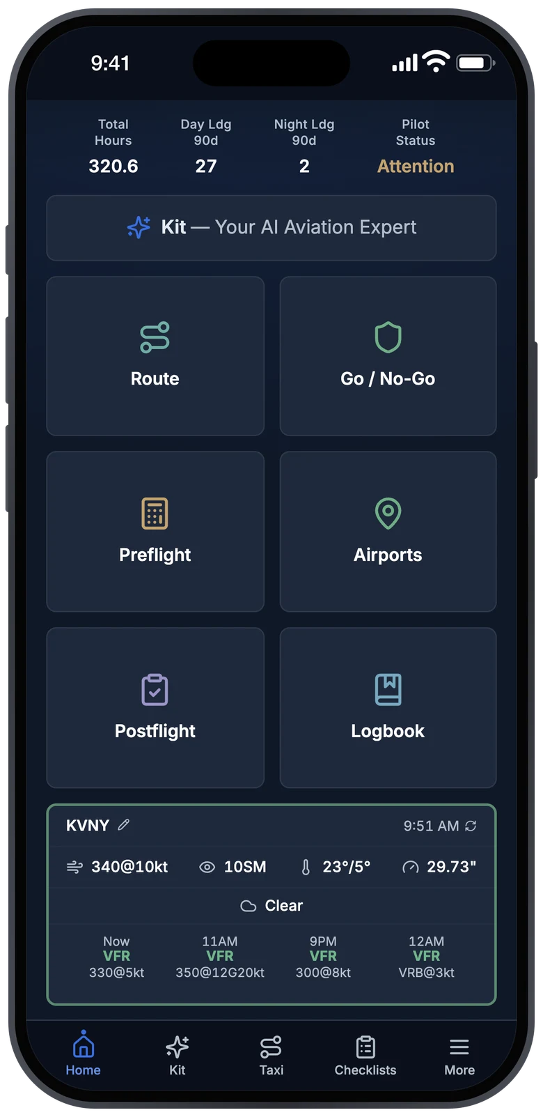 FlightKit home dashboard on desktop and mobile